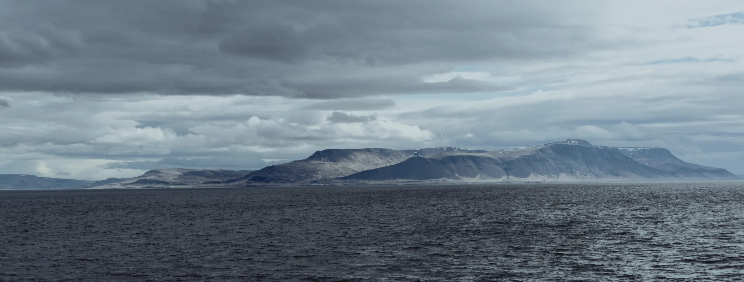 Mount Esja across the bay from Reykjavík